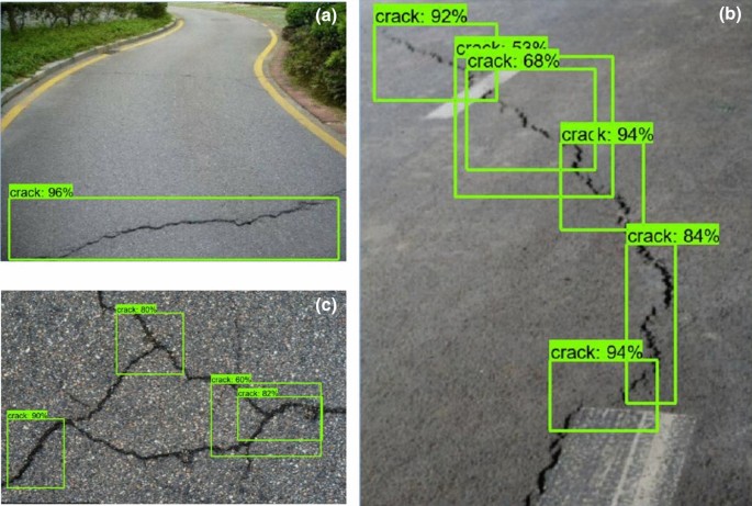 Machine learning algorithm for crack detection